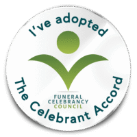 I've adopted The Celebrant Accord, Funeral Celebrancy Council