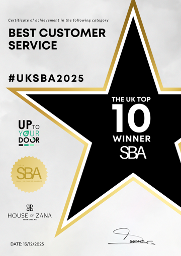 UK Small Business Awards 2025, Top 10 winner, Best Customer Service